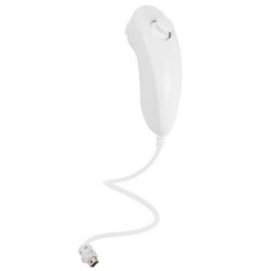XC Source Manette Nunchuck Jeu Vidéo pour Console Nintendo Wii / Wii U Blanc AC798