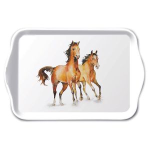 Ambiente Mini Plateau Vide Poche 20.5 X 13.5 Cm - Chevaux