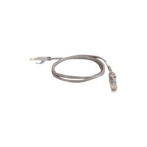 C2g 83376 - Cordon de raccordement RJ-45 (M) vers RJ-45 (M) 50 m UTP CAT 6 Moul&eacute;, Sans crochet, gain&eacute; gris