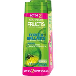 Garnier Fructis - Force & Brillance - Shampoing Fortifiant - 2 x 250 ml