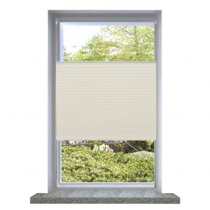 VidaXL Store plissé 90x125 cm Crème