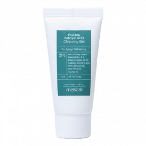 Meisani - Gel limpiador facial purificante y refrescante Puri-Tea Salicylic Acid - Mini talla