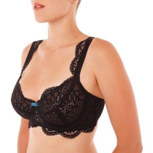 Soutien-gorge grand maintien POMM'POIRE - Noir