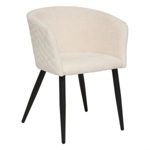 Atmosphera Fauteuil de table Marlo ivoire L55xp55xH76cm créateur d'intérieur