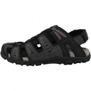 Geox Homme Uomo Strada C Sandales Sport, Noir, 45 EU