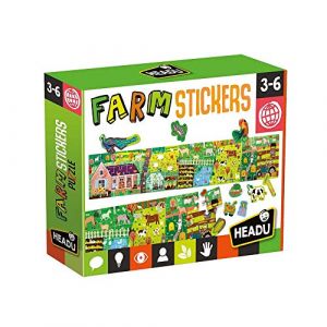 Headu - Puzzle + Stickers - The Farm (MU24926)