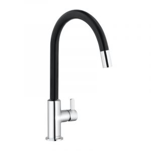 Kludi BINGO STAR XS Mitigeur de cuisine pivotant, avec douchette extractible, 468518778,