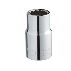 Sam Outillage Douille 1/2 12 pans 21 mm _ S-21,
