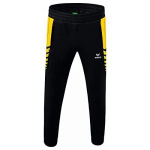 Erima Mixte Six Funktionelle Wings, Noir/Jaune, L EU