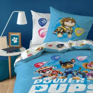 Parure de lit imprimée 100% coton PAT PATROUILLE POWER 140x200 cm