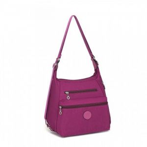 Sac à Dos Imperméable et Antivol pour Femme Convertible 3 en 1, Violet