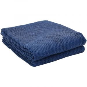 VidaXL Tapis de sol de camping bleu 4x2 m