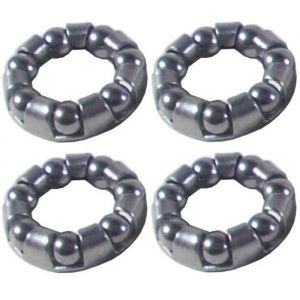 Cyclingcolors Roulement &Agrave; Billes - 4x - Diam&egrave;tre Ext&eacute;rieur 30 Mm - Diam&egrave;tre Int&eacute;rieur 20 Mm - 7 Billes