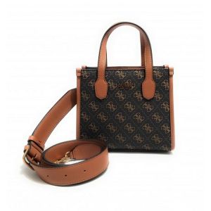 Guess Sac SILVANA 2 CMPRTMNT M UNIQUE Marron