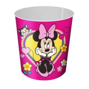 Guizmax Corbeille a Papier Minnie Poubelle Enfant Rose