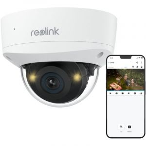 Reolink 6K 12MP Caméra Surveillance Extérieure PoE, Anti-Vandalisme IK10, Grand Angle 145°, Détection Personne/Véhicule/Animal, Vision Nocturne