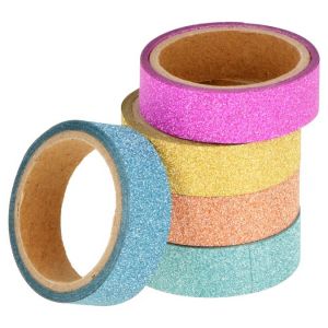 Artémio 5 masking tapes pailletés