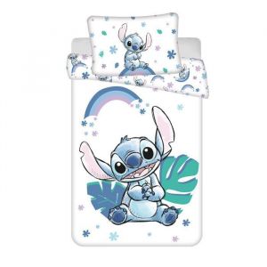 Jerry Fabrics Parure de lit enfant Lilo et Stitch Arc-en-ciel 100 x 135 cm 40 x 60 cm R&eacute;f&eacute;rence : JFK03931