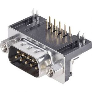 Bkl electronic SUB-D m&acirc;le &agrave; picots 9 p&ocirc;les 10120037 90 &deg; coud&eacute; pour circuits imprim&eacute;s 1 pc(s)