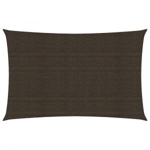 Voile d'ombrage 160 g/m² marron 4 x 7 m PEHD 02_0009171