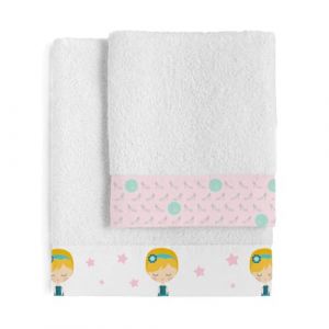 HappyFriday Mr Fox Pumpkin Lot de 2 Serviettes Multicolores