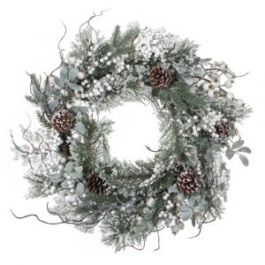 House of Seasons Maison des Saisons Couronne de Noël rustique - Ø50 cm - Vert