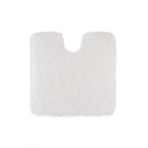 WohnDirect - flauschiger Hochflor Premium Badezimmerteppich VIENNA Badematten 1 ct Weiss (19.99 &euro; / 1 ct)