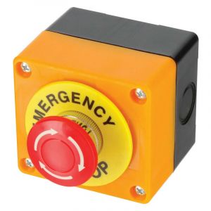Oxeo - Boitier bouton arr&ecirc;t d'urgence - Pour broyeur thermique - Pour ref 760312