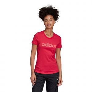 Adidas W E Lin Slim T GD2930 universal summer femmes t-shirt rouge XS