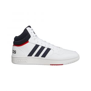 Image de Adidas Formateurs Hoops 3.0 Mid EU 40 Ftwr White / Legend Ink / Vivid Red