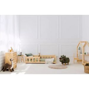 Lit superposé 70x140 sommier inclus beige