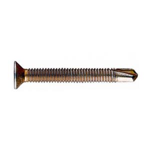 Index 1000 vis autoperceuses PH2 menuiserie PVC filetage métrique M4 x 19 mm bichromaté - P50M419