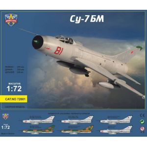 Modelsvit Sukhoi Su-7bm Soviet Fighter-bomber,re-r - 1:72e