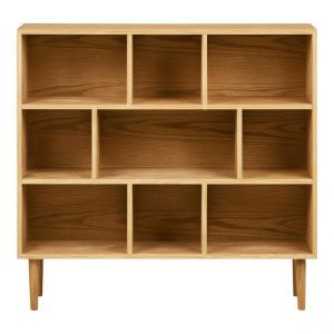 &Eacute;tag&egrave;re &agrave; livres Oshawa Meuble &agrave; livres ch&ecirc;ne-placage de ch&ecirc;ne naturel