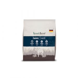 Venandi Animal Croquettes Premium Pour Chats, Agneau, Avec Beaucoup De Viande Fraîche, Croquettes, Sans Céréales, Lot De 1 (1 x 300 g)