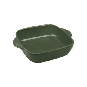 Menastyl Plat à four carré en grès vert