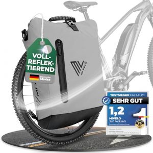 MIVELO Pannier - Sac à dos et sac à bandoulière 3-en-1 - Imperméable - 20 litres - Réfléchissant