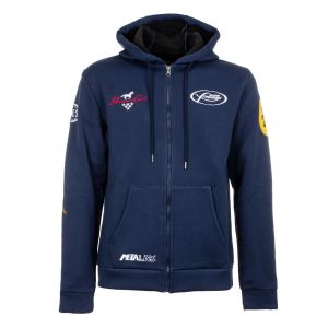 Sweatshirt équitation à capuche Full zip multilogo Pool's