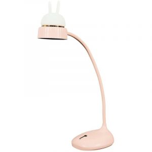 Lampe ou veilleuse de bureau led chat rose kawaii rechargeable avec 3 niveaux de luminosit&eacute;