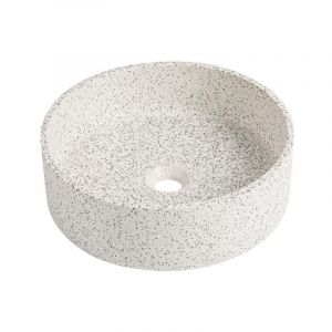 Vasque ronde à poser en terrazzo - 39 cm - DUKAT