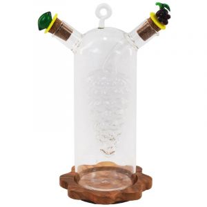 Signes Grimalt Vinaigre de cuisine Ustensiles transparents Vinegrera 12x12x20cm 839 - transparent