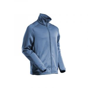 Mascot Pull polaire zippé customized l pull 300 - 400 g entre 1 et 3 1 pièce(s) élasthanne, polyester recyclé bleu gris pull polaire zippé customized bleu g