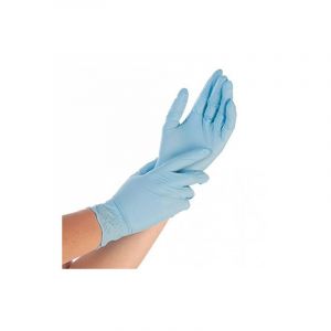 Image de Nitrile gants de allf ood coffre-fort, non poudrés, 24 CM, blanc/bleu, 10 X 250 PIÈCES Franz Mensch 26114