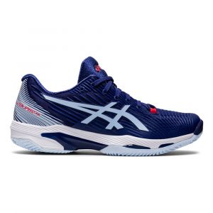 Asics Solution Speed FF 2 Clay, Tennis Shoe Femme, Dive Blue/Soft Sky, 38 EU