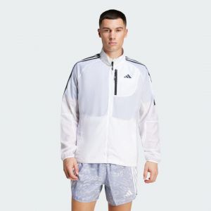Adidas Own The Run 3S Veste Running Hommes - Blanc, Taille XXL