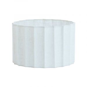 Light&living - abat-jour - Disli - blanc - textile - ø 35cm -