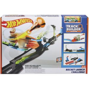 Image de Mattel Accessoires Défi Lancement de Fusée, coffret de jeu pour petites voitures avec circuit et pistes, Jouet pour enfant, FLK60