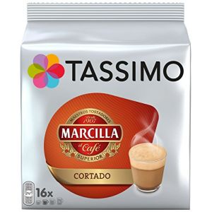 Image de Tassimo Café Cortado Marcilla 16 Cápsulas