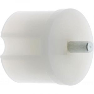 Cyclingcolors Embout de tube de volet roulant octogonal fenêtre sortie plastique, pour tube Ø 40 mm rainuré sortie Ø 6 mm mâle