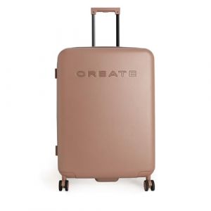 LUGGAGE STUDIO - Valise rigide en polycarbonate avec serrure TSA et roues multidirectionnelles - Moka - Taille L